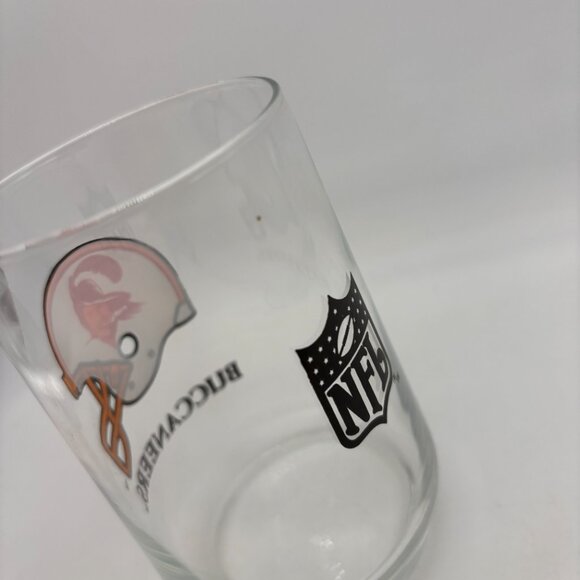 NFL Tampa Bay Buccaneers Retro Football Helmet Logo 5" Collectible Glass - Picture 7 of 13